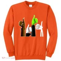 Halloween Monsters Thumps Up Sweatshirt thumb 0