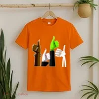 Halloween Monsters Thumps Up T-Shirt thumb 2