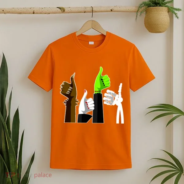 Halloween Monsters Thumps Up T-Shirt