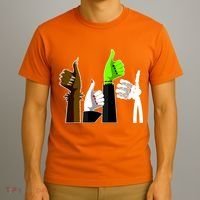 Halloween Monsters Thumps Up T-Shirt thumb 3