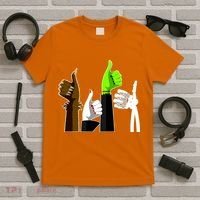 Halloween Monsters Thumps Up T-Shirt thumb 5