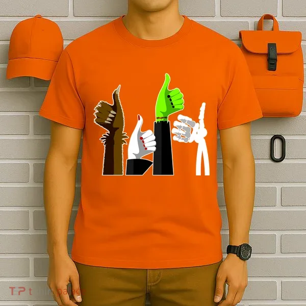 Halloween Monsters Thumps Up T-Shirt