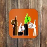 Halloween Monsters Thumps Up Coaster thumb 0