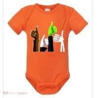 Halloween Monsters Thumps Up Baby Bodysuit thumb 0