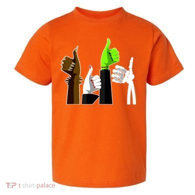 Halloween Monsters Thumps Up Toddler T-Shirt