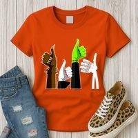 Halloween Monsters Thumps Up Women's T-Shirt thumb 3
