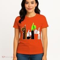 Halloween Monsters Thumps Up Women's T-Shirt thumb 4