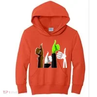 Halloween Monsters Thumps Up Kids Hoodie thumb 0