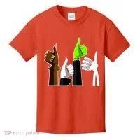 Halloween Monsters Thumps Up Kids T-Shirt thumb 0
