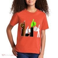 Halloween Monsters Thumps Up Kids T-Shirt thumb 2