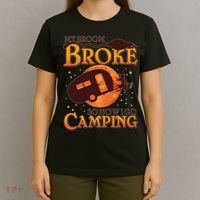 Halloween My Broom Broke So Now I Go Camping T-Shirt thumb 4