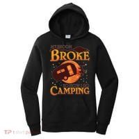 Halloween My Broom Broke So Now I Go Camping Women's Hoodie thumb 0