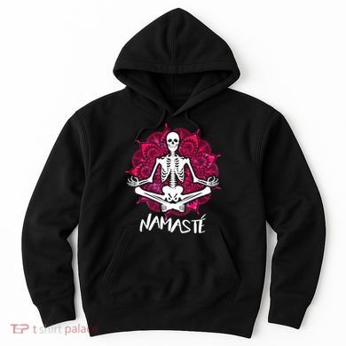 Halloween Namaste Skeleton Hoodie
