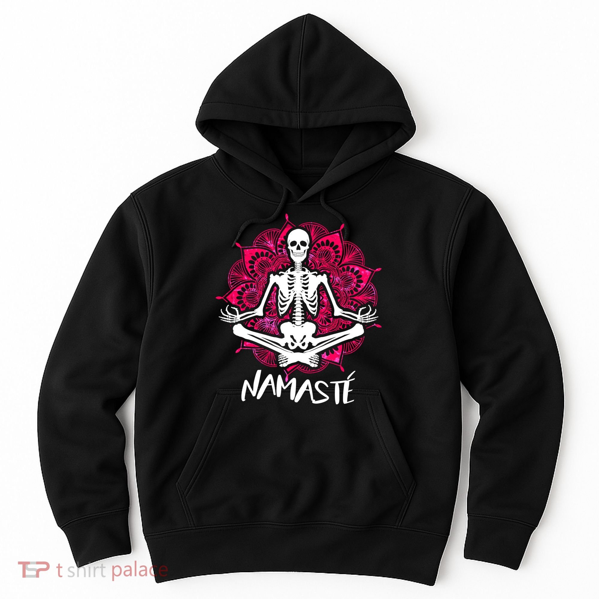 Halloween Namaste Skeleton Hoodie