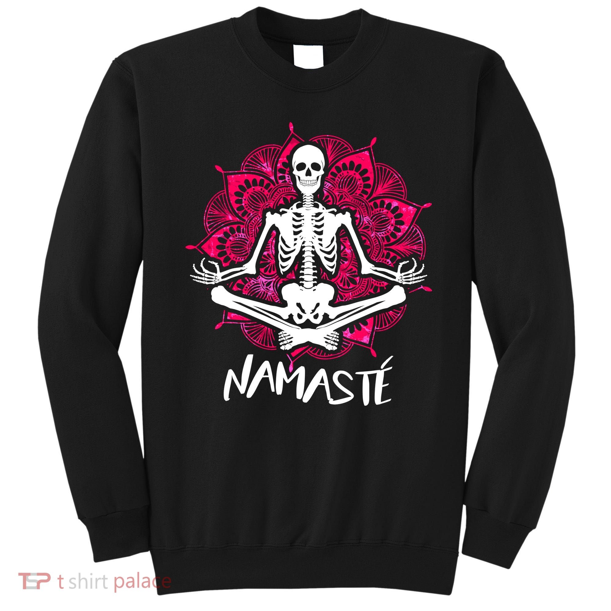 Halloween Namaste Skeleton Sweatshirt