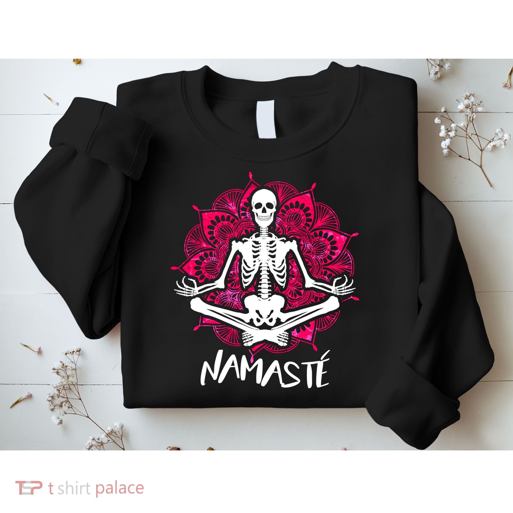 Halloween Namaste Skeleton Sweatshirt