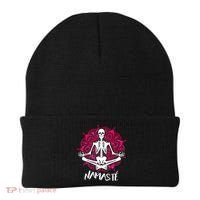 Halloween Namaste Skeleton Beanie thumb 0