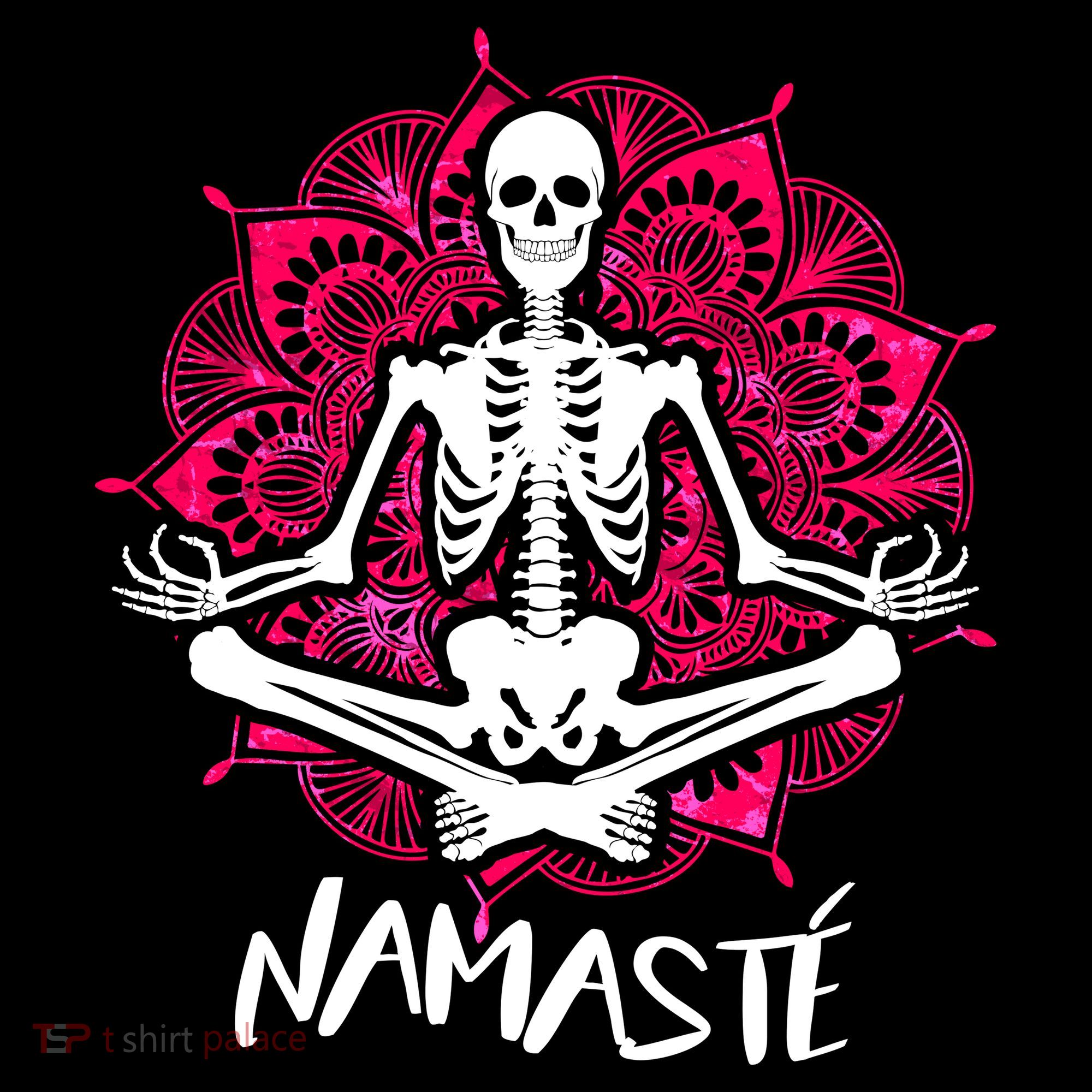 Halloween Namaste Skeleton Women's Hoodie