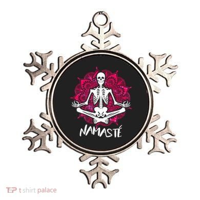 Halloween Namaste Skeleton Ornament