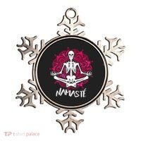 Halloween Namaste Skeleton Ornament thumb 0