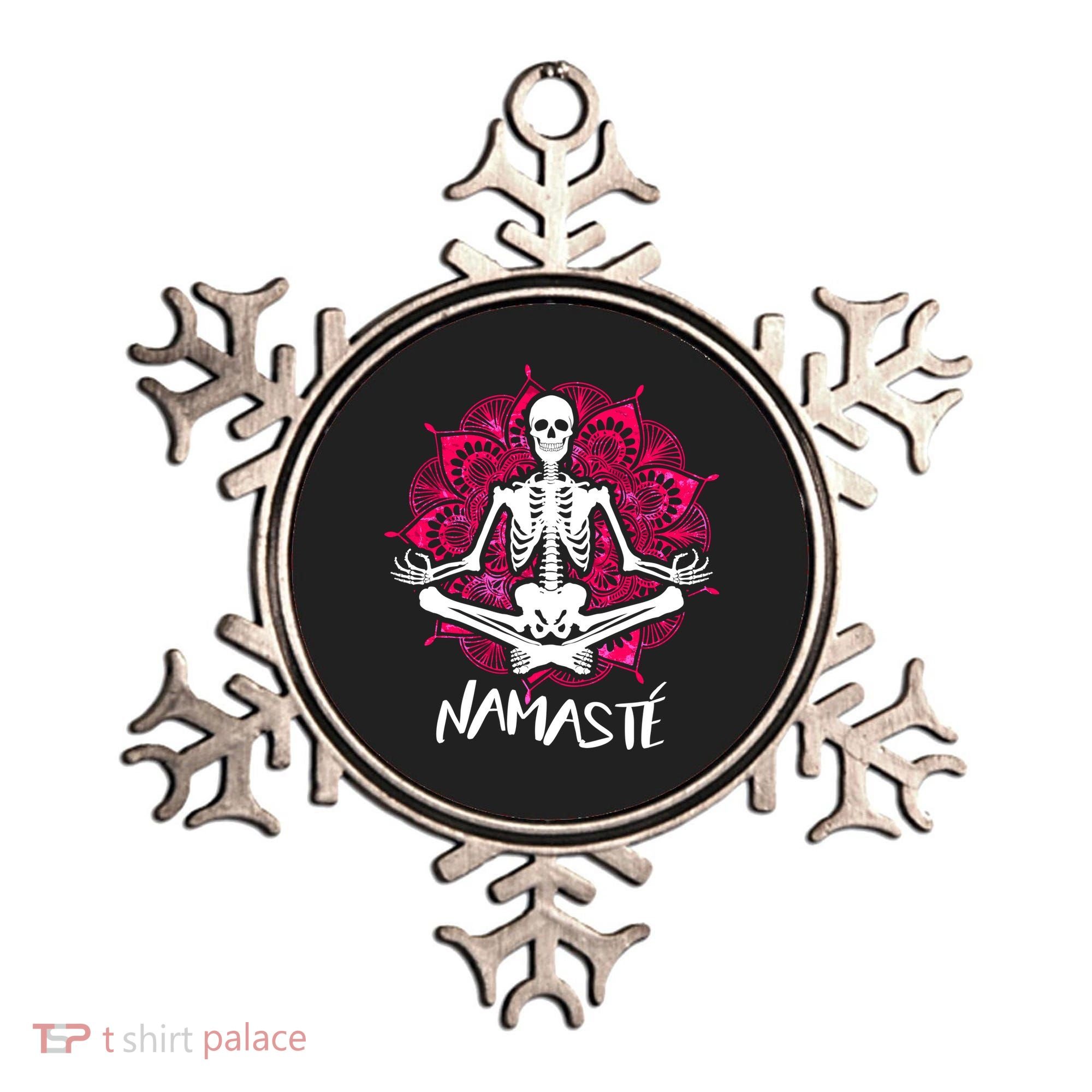Halloween Namaste Skeleton Ornament