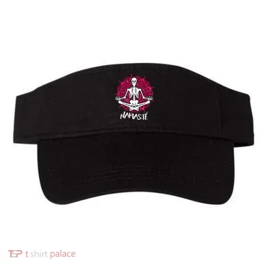 Halloween Namaste Skeleton Visor