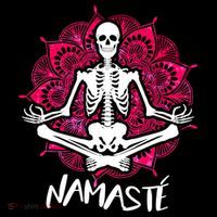 Halloween Namaste Skeleton Visor thumb 3