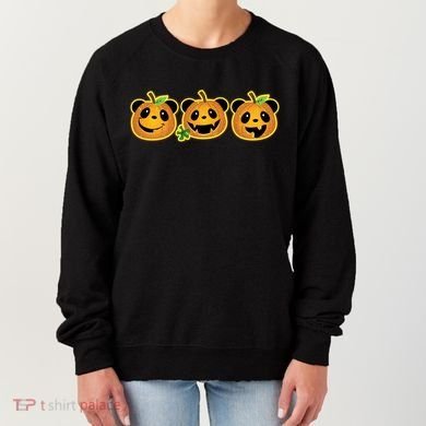 Halloween Panda Pumpkins Women's Sweatshirt