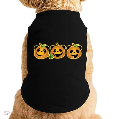 Halloween Panda Pumpkins Doggie Tank