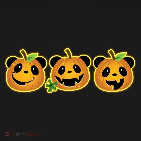 Halloween Panda Pumpkins Doggie Tank