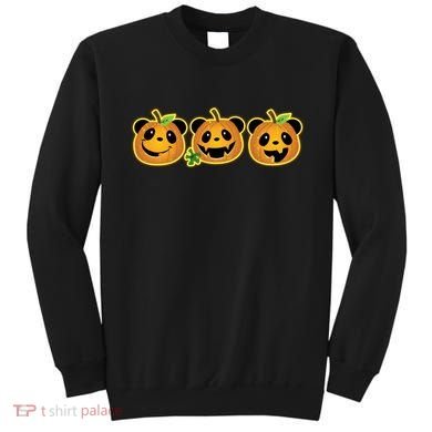 Halloween Panda Pumpkins Sweatshirt