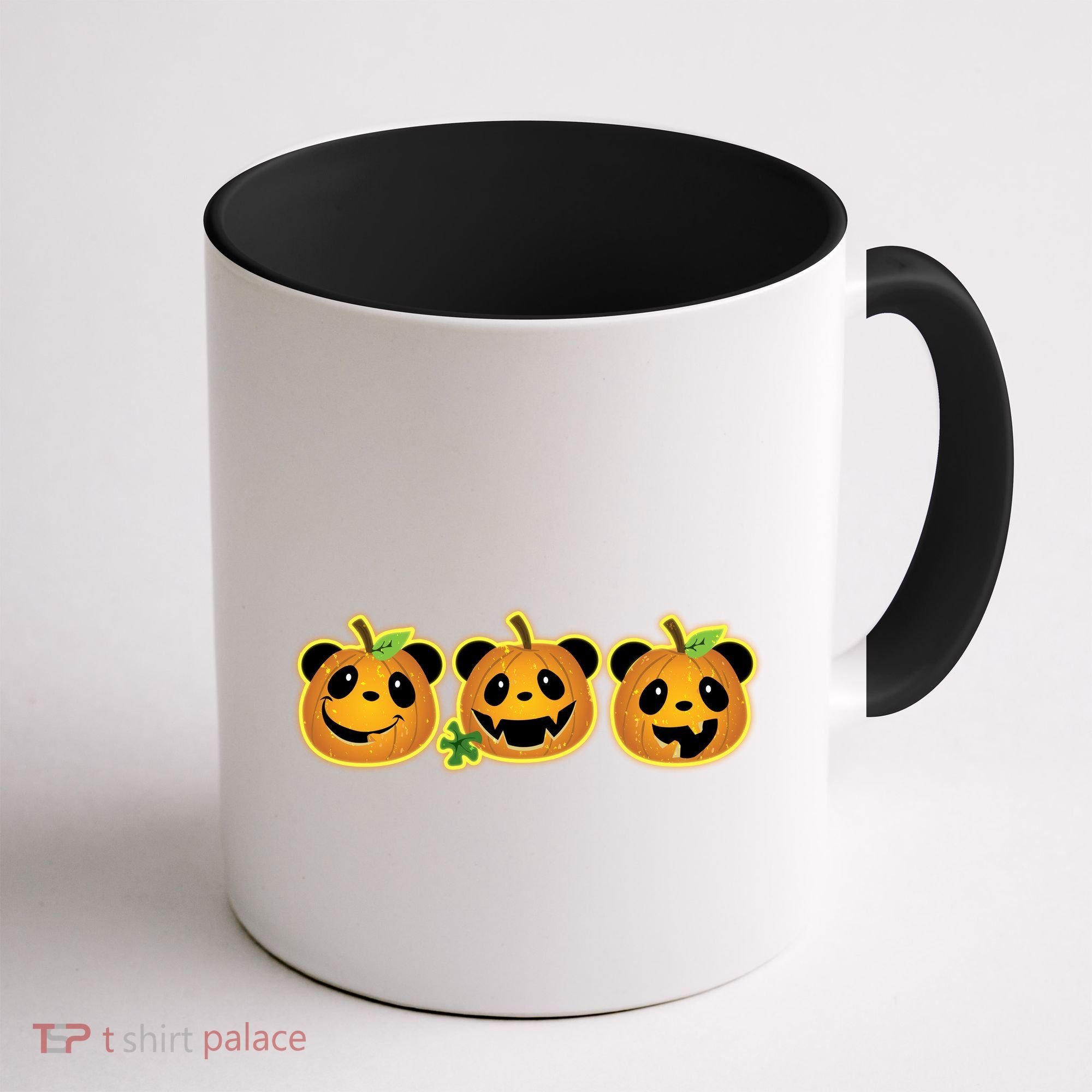 Halloween Panda Pumpkins Coffee Mug
