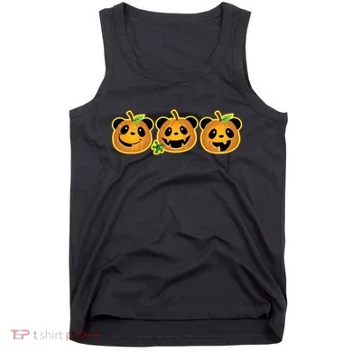 Halloween Panda Pumpkins Tank Top