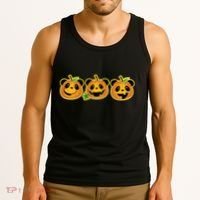 Halloween Panda Pumpkins Tank Top thumb 3