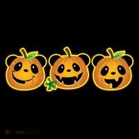 Halloween Panda Pumpkins Toddler T-Shirt thumb 4
