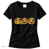 Halloween Panda Pumpkins Women's T-Shirt thumb 0