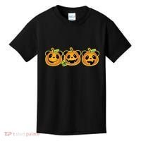 Halloween Panda Pumpkins Kids T-Shirt thumb 0