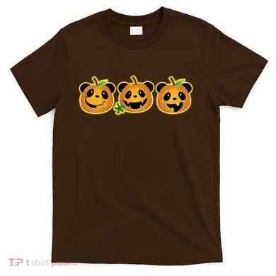 Halloween Panda Pumpkins T-Shirt