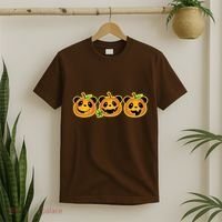Halloween Panda Pumpkins T-Shirt thumb 2