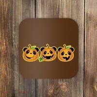 Halloween Panda Pumpkins Coaster thumb 0