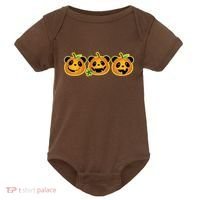Halloween Panda Pumpkins Baby Bodysuit thumb 0