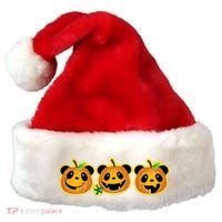 Halloween Panda Pumpkins Santa Hat thumb 0