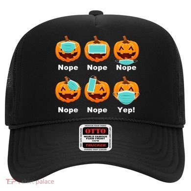 Halloween Pandemic Pumpkin Mask Funny Cute Hat