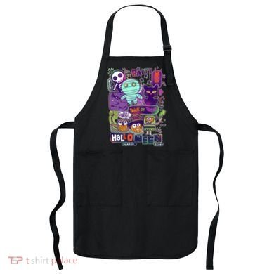 Halloween Party Doodles Apron