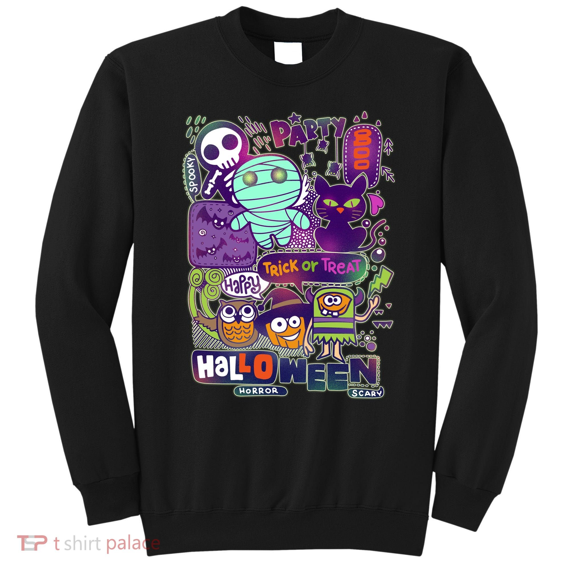 Halloween Party Doodles Sweatshirt