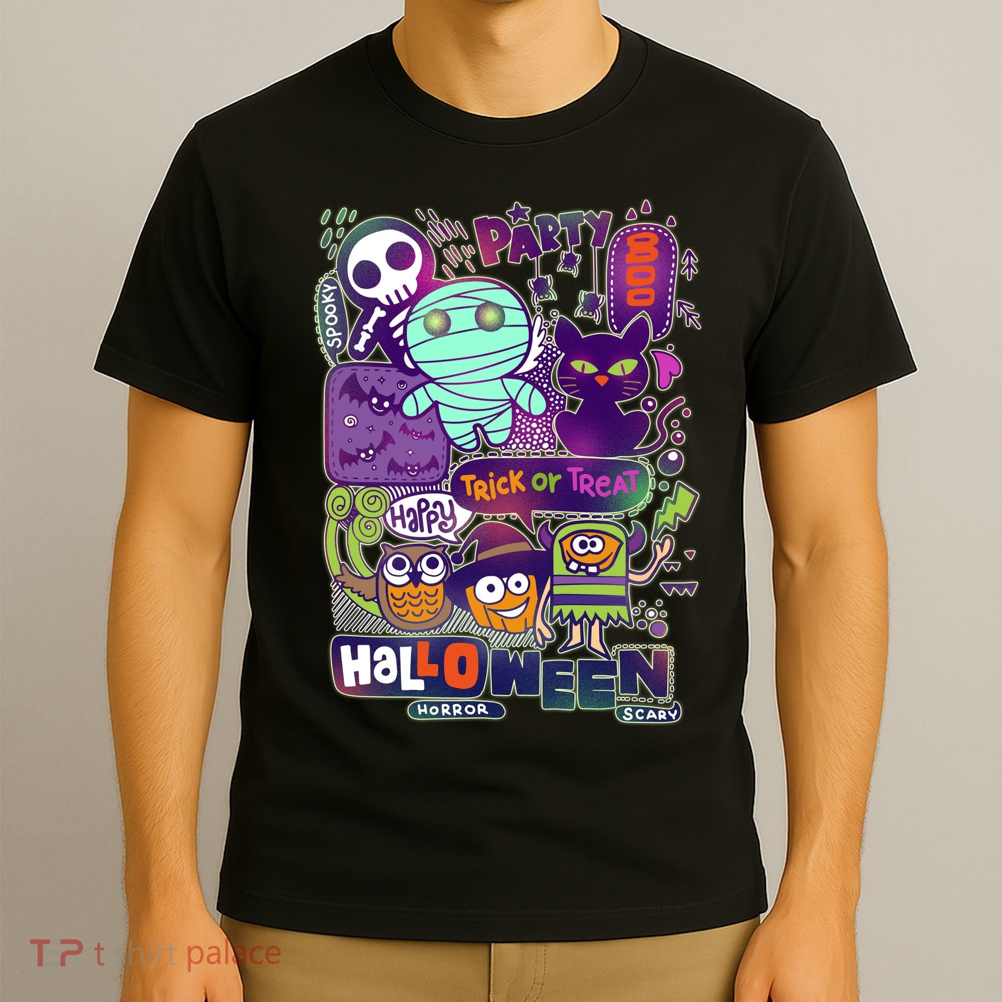 Halloween Party Doodles T-Shirt