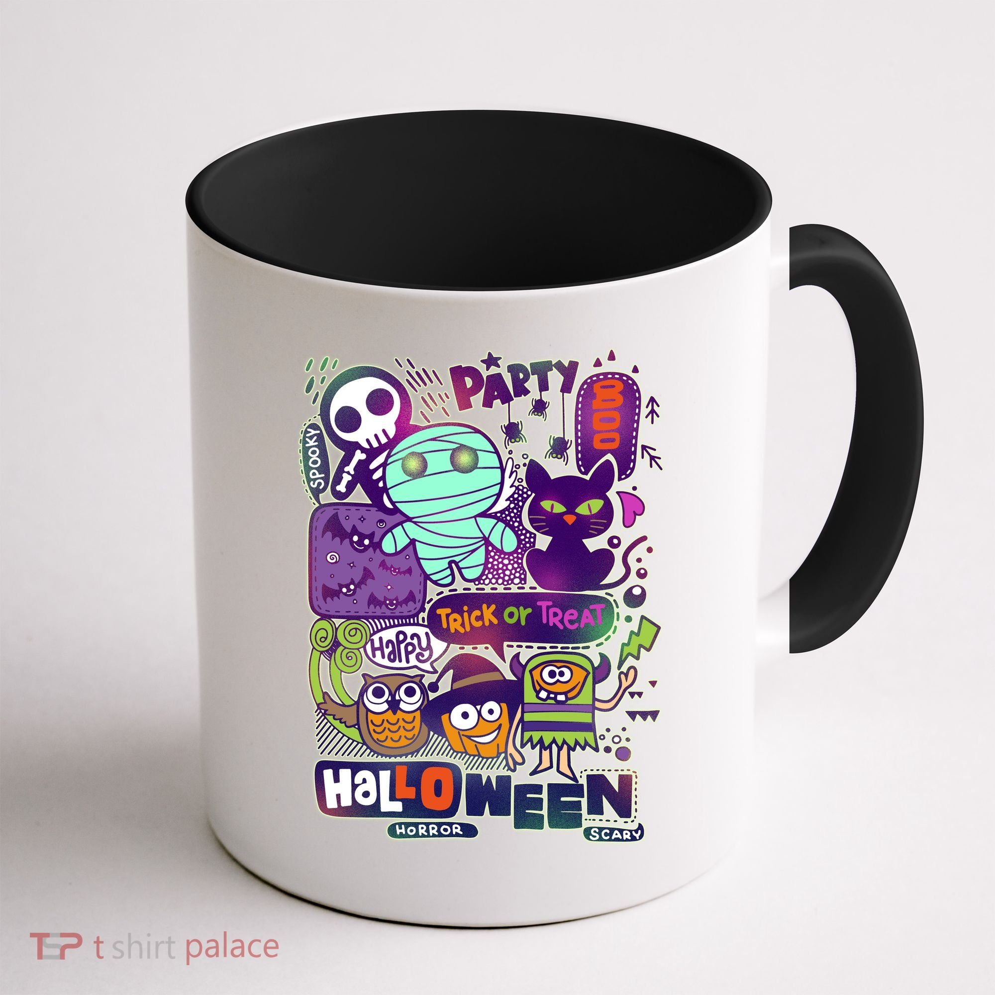 Halloween Party Doodles Coffee Mug