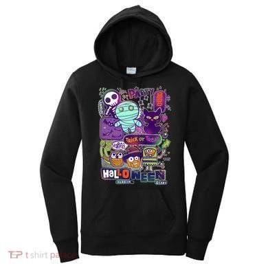 Halloween Party Doodles Women's Hoodie