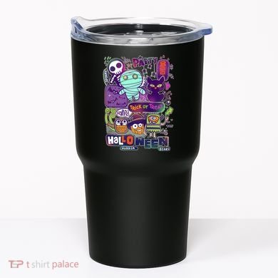 Halloween Party Doodles Tumbler