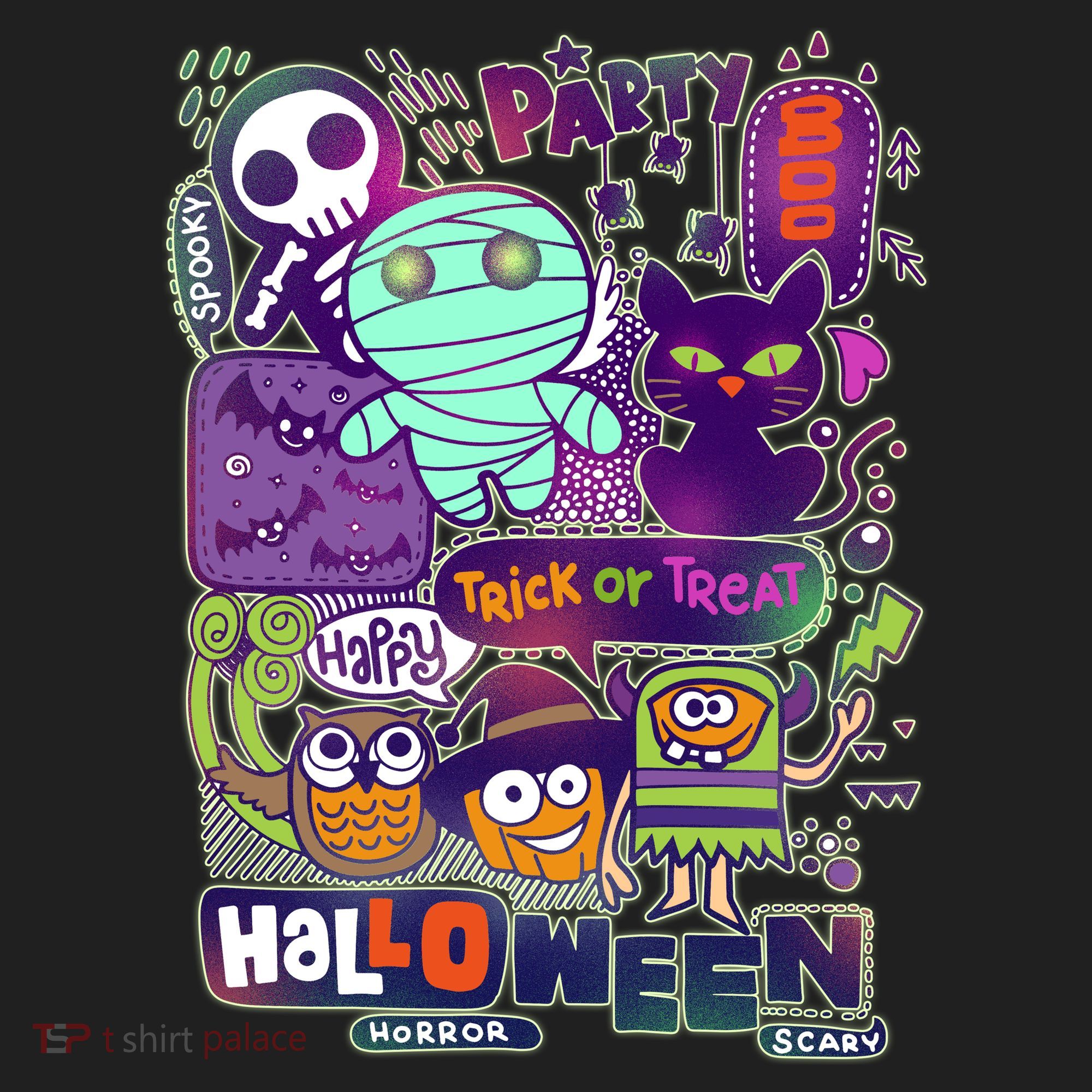 Halloween Party Doodles Hat